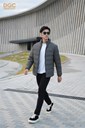 WAJKBD170M - GHI CHÌ Ảnh của Áo jacket nam 3 lớp cổ đứng